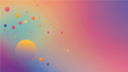  colorful dots gradient smooth background. Abstract background design. Premium  colorful dots background design. Illustration. Vector.