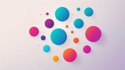  colorful dots gradient smooth background. Abstract background design. Premium  colorful dots background design. Illustration. Vector.