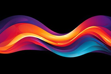 Abstract colorful vector background, color wave design for brochure, website, flyer