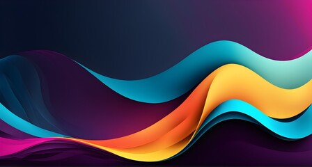 Abstract colorful vector background, color wave design for brochure, website, flyer