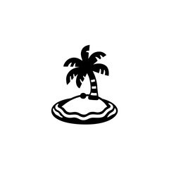 Obraz premium Island Silhouette 