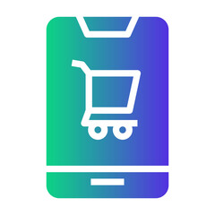 online shopping Gradient icon