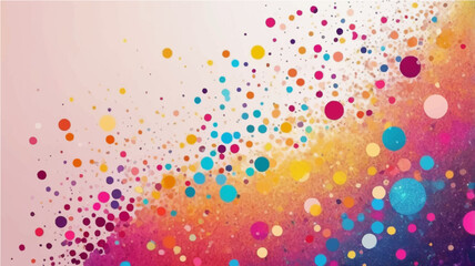 Modern colorful glitters background vector