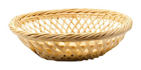 Obraz premium Bread Proving Basket for Perfect Dough - Isolated on White Background
