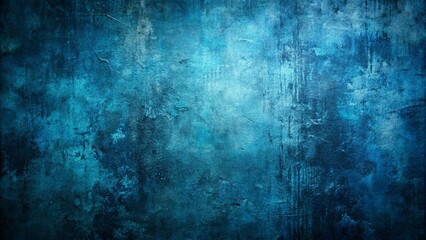 Fototapeta premium Abstract Deep Blue Grunge Texture Background: Dark Navy Blue Design for Wallpaper, Website, and More