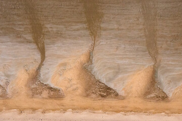 Vue aérienne de la côte sur l'Ile de Noirmoutier