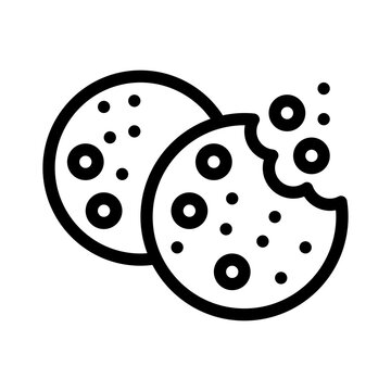 cookie line icon