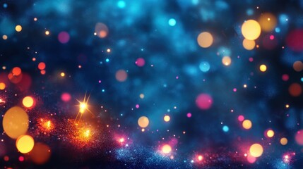 colorful christmas lights background