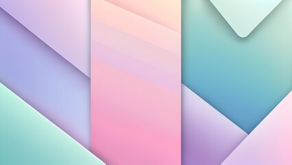 Obraz premium a modern pastel gradient background with layered shapes and soft, smooth transitions.
