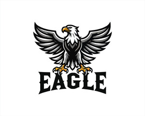 Eagle logo design icon vector template