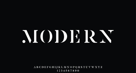 Minimal font creative modern alphabet. Typography with dot regular and number. minimalist style fonts set. vector illustration

+