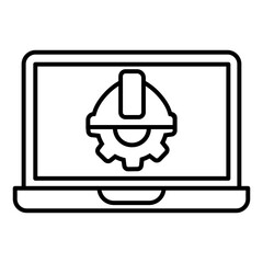 Engineering icon vector. Manufacturing illustration sign. engineer symbol. technology logo.