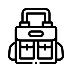 Fototapeta premium Messenger line icon