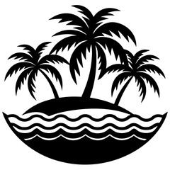 palm tree on the beach