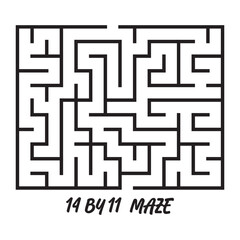 Kids riddle maze puzzle labyrinth vector illustration