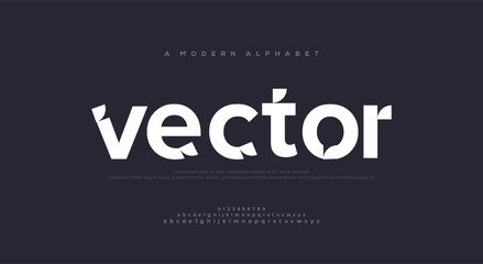 Abstract modern urban alphabet fonts. Typography sport, technology, fashion, digital, future creative logo font.
