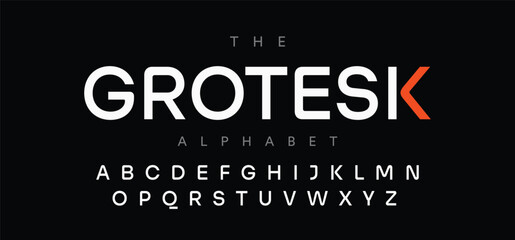 Modern logo alphabet fonts. Typography minimalist urban sans serif digital fashion future creative logos fonts. vector illustration