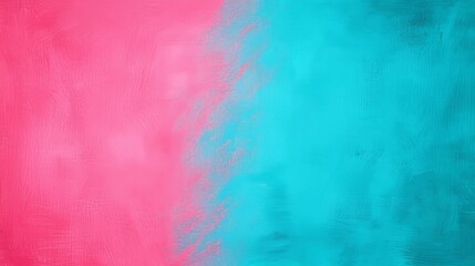 Obraz premium A black background sets off teal and pink geometric shapes in an abstract glitch art piece, emphasizing detailed mathematical and digital effects.