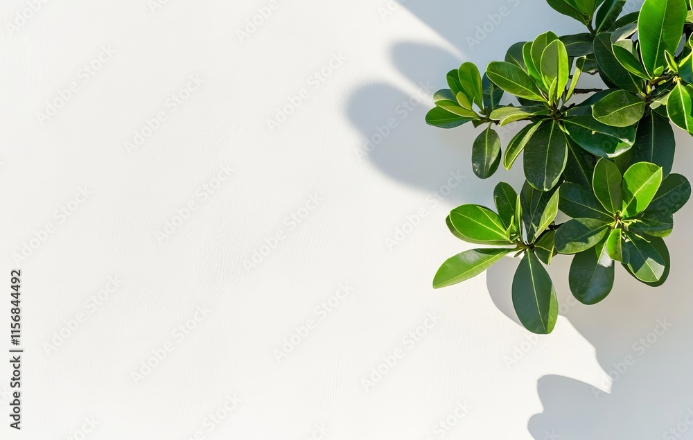 Poster isolated transparent shadow overlay effect. shadows and light from leaves and branches, in transpare