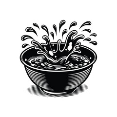 deep bowl with splashes.eps