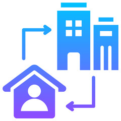 Working At Home Icon