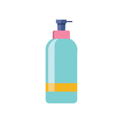 facial toner bottle in white background.eps