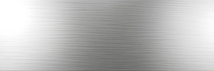 Obraz premium Sleek brushed metal plate; wide, textured surface, steel, wide plate, macro