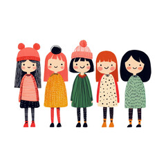 Happy women's day 2025 celebrating femininity diversity and strength together