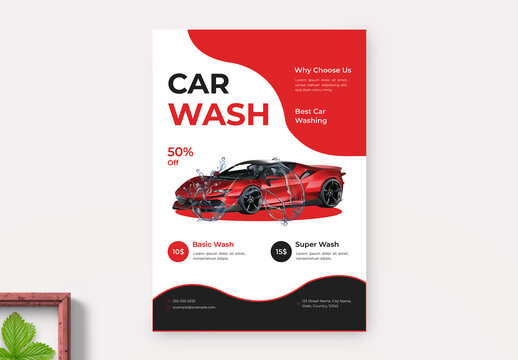 Car Wash Flyer Template