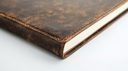 Obraz premium A brand-new blank writing pad isolated on a white studio backdrop