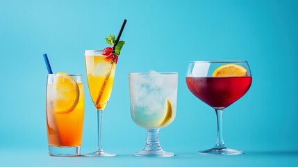 Refreshing Summer Cocktails: A Colorful Collection