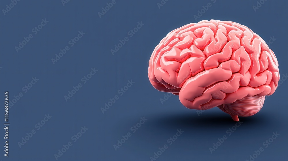 Poster exploring brain function and structure scientific study lab environment