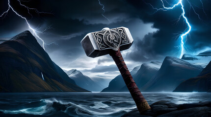 Mjolnir - the hammer of the Scandinavian god Thor