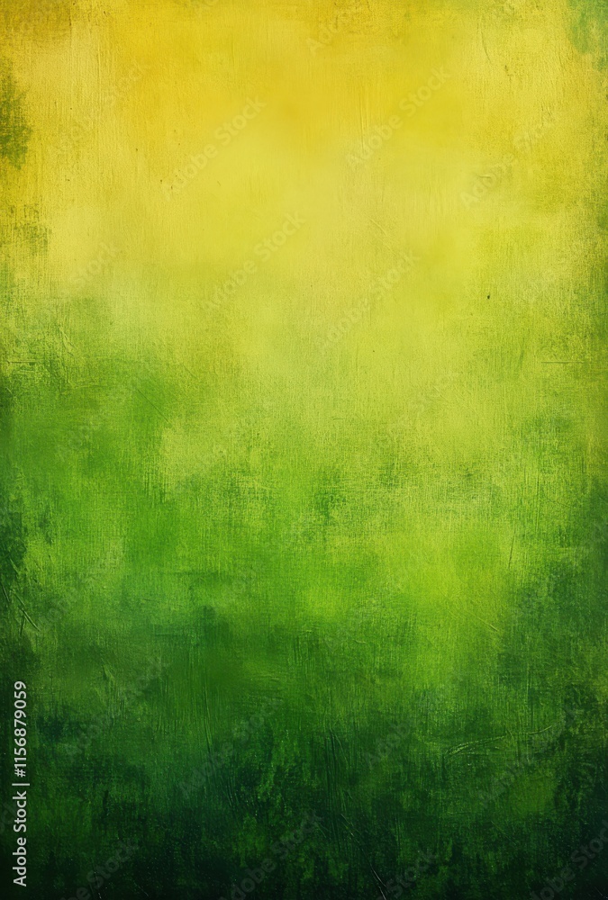 Poster Abstract Background with Gradients of Yellow and Green Incorporating Textures for Use in Graphic Design, Art, and Website Projects