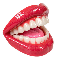 lips with a smile