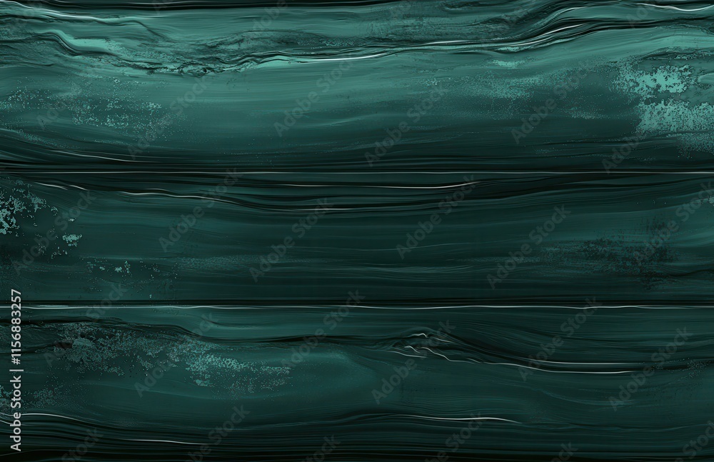 Aufkleber abstract textured background of deep green color with smooth waves and gradients suitable for design