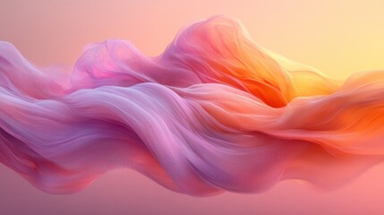 Obraz premium Abstract flowing pastel fabric.