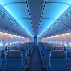 interior of the airplane