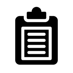 Clipboard glyph icon