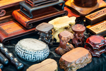 Exquisite Collection of Handcrafted Wooden Artifacts for Home Decor