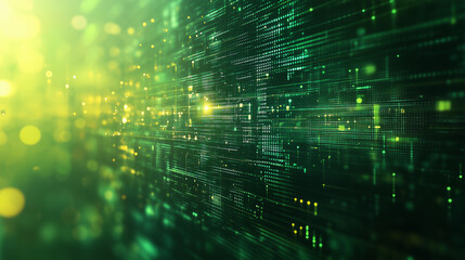 Abstract technology background. Green tones
