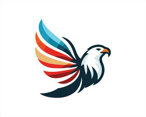 American Eagle icon logo template.