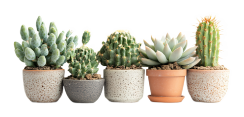 Cactus Isolated on White Background - Desert Plant