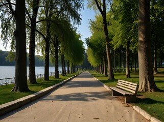 Fototapeta premium park in the city