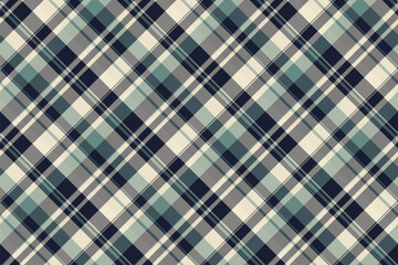 Up seamless texture vector, commerce tartan plaid fabric. Gray check pattern textile background in pastel and gray colors.