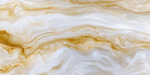 Obraz premium Abstract gold and white marble texture. (3)