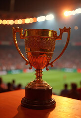 trophy and achievement image created with artificial 