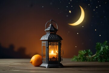 lantern in the night