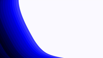Obraz premium Blue glowing shapes with white space simple abstract presentation background