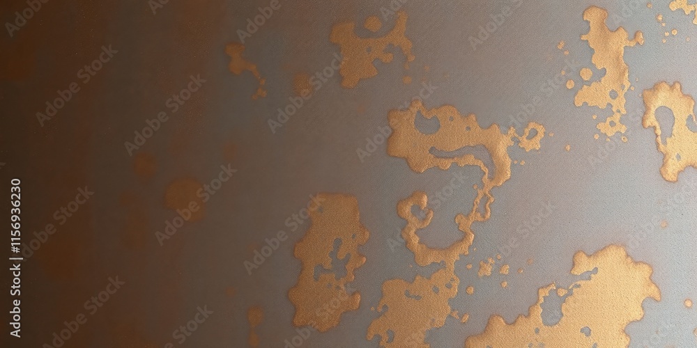 Aufkleber a textured bronze surface showcases intricate patterns and shades that evoke a sense of depth and ar